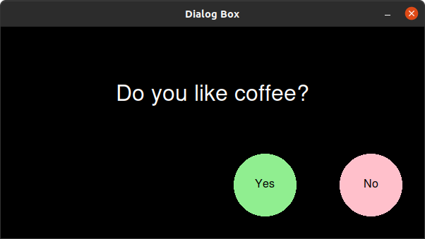 Coffee Dialog
